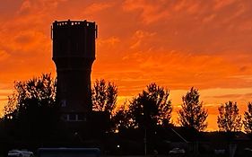 Torenkamer op de vijfde verdieping van de watertoren van Strijen